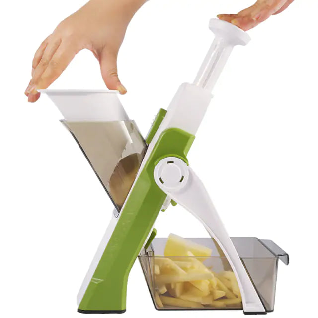 The SliceNStore™ - Safe Mandoline Vegetable Slicer