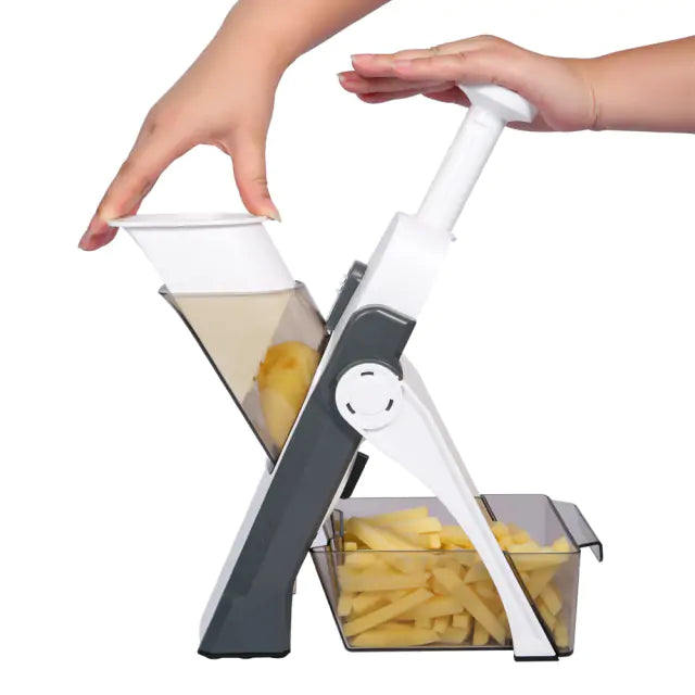 The SliceNStore™ - Safe Mandoline Vegetable Slicer