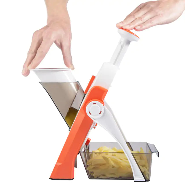 The SliceNStore™ - Safe Mandoline Vegetable Slicer