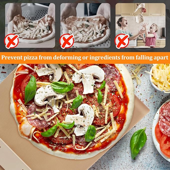 The PizzaPerfecto™ - Wooden Sliding Pizza Tray